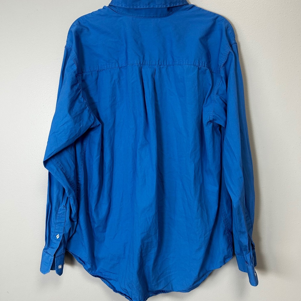 Cinch medium colbalt blue button down western rod… - image 4